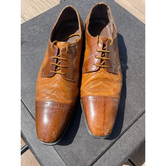 Stacey Adams Salido 24887, lace up, brown men's 10M - Picture 2 of 8